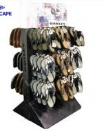 Metal material slipper display rack /Flip flops 2 sides display rack