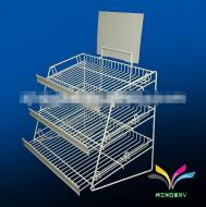 Commercial retail bakery display stand rack for bread