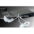 4 ports anti-theft alarm security controller for mobile phone and tablet display with charger