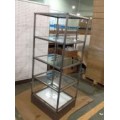 5 Layer Glass Trade Show Retail Shop Stand Marketing Displays