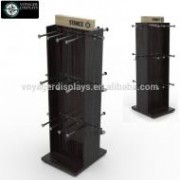 Wooden freestanding sock display stand custom made for Stance