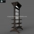 Antique wooden hat display stand custom made for Brixton
