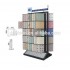 Low price promotional stone tiles metal rack display