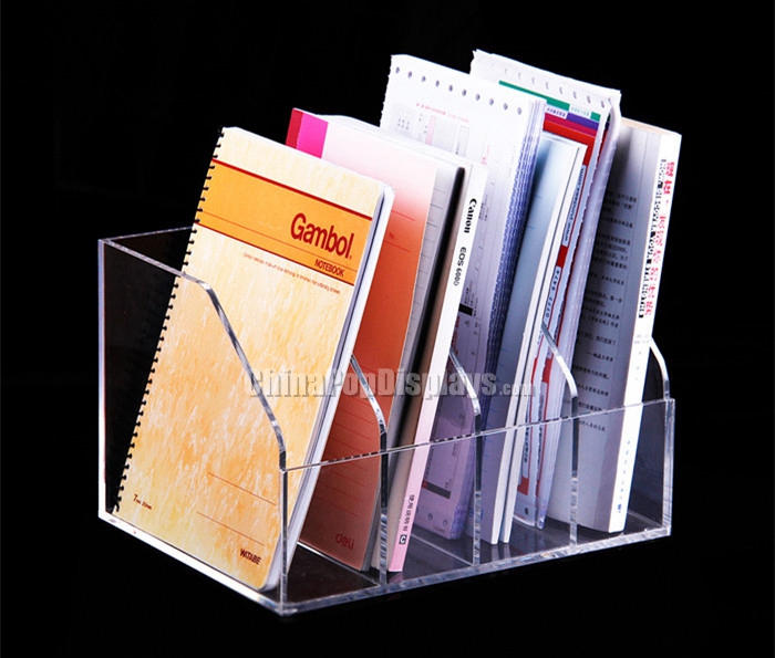Acrylic Desk Organizer - Transparent Office Supply Storage