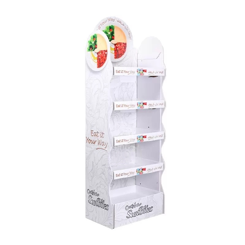 Quick Assembly Corrugated Floor Rack with Tool-Free Setup