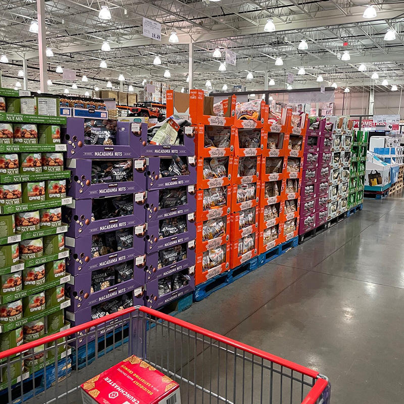 Quick Assembly Floor PDQ Dump Bin for Supermarkets