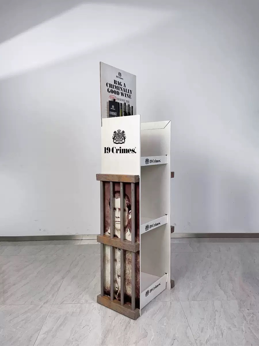 Custom Logo Printed POP Display Stand OEM Service