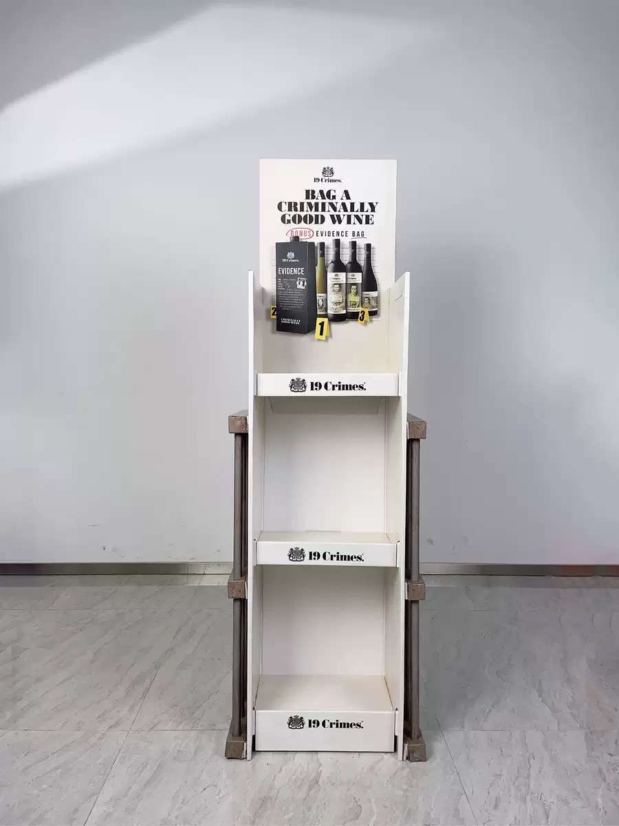 Custom Logo Printed POP Display Stand OEM Service