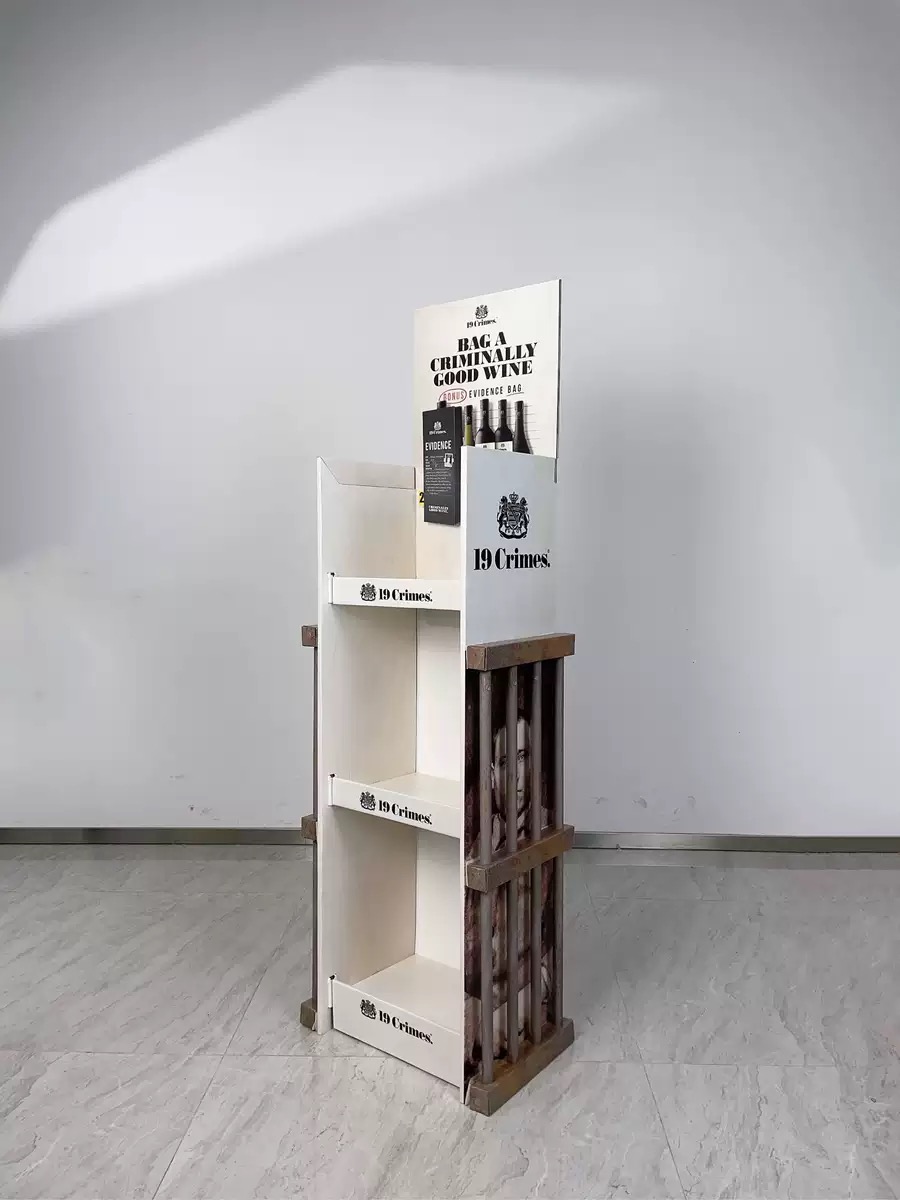 Custom Logo Printed POP Display Stand OEM Service