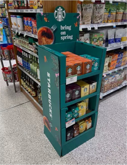 Retail Ready PDQ Display Unit with Price Slot