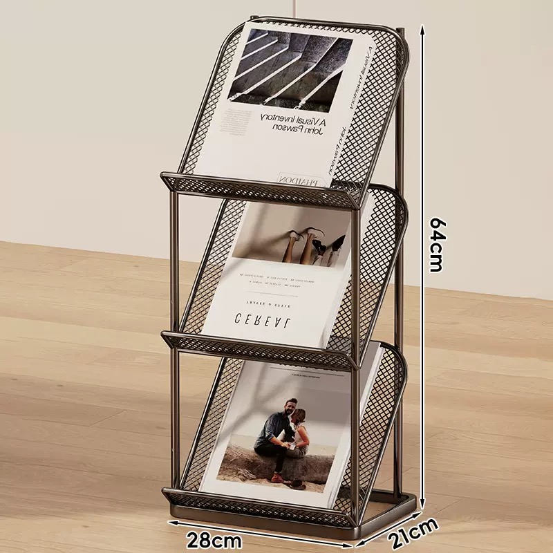 Vertical space utilization Magazine Rack