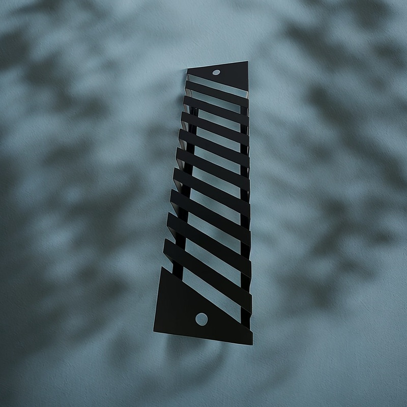 Slot-in Modular Stone Display Rack - Heavy Duty Iron Gallery System for Slab Exhibitions