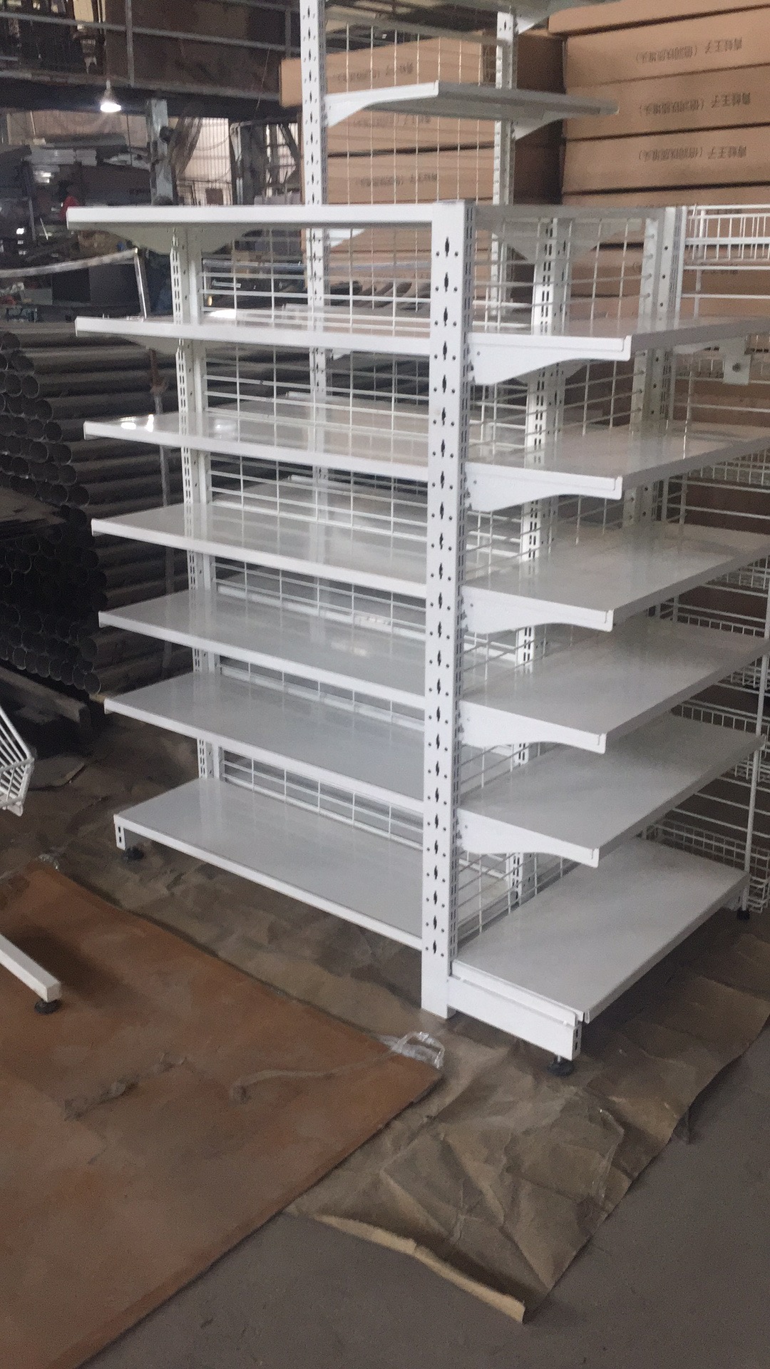 Heavy Duty Steel Convenience Store Rack - Adjustable Display System