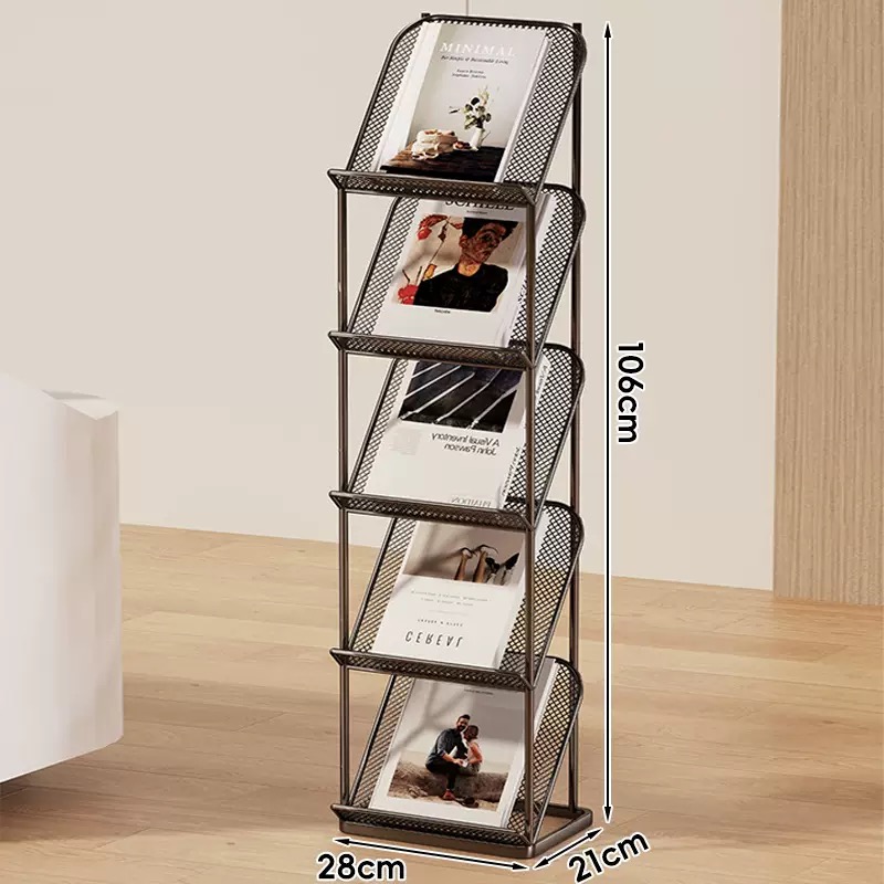Vertical space utilization Magazine Rack