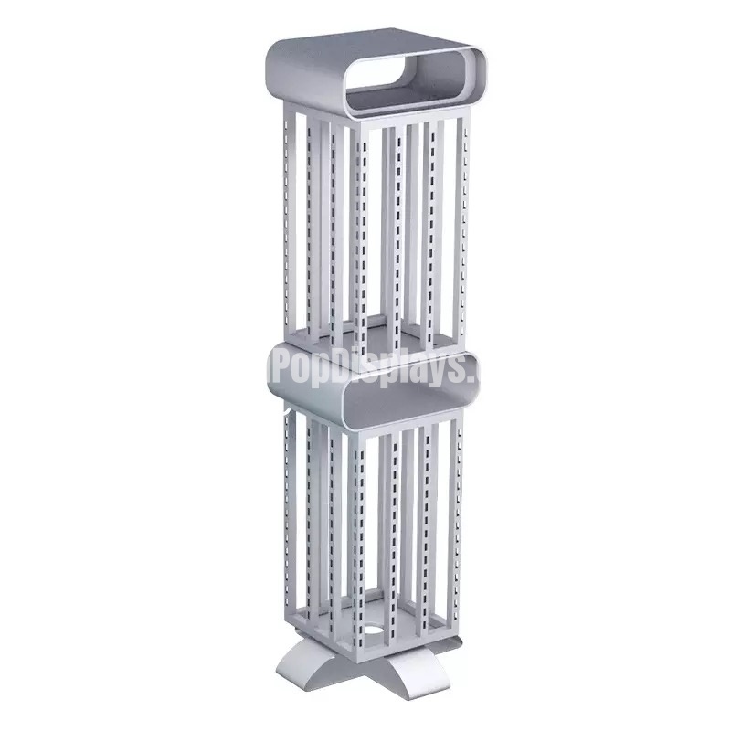 Modular Rotating Rectangle Pegboard System - Custom Hook Positions