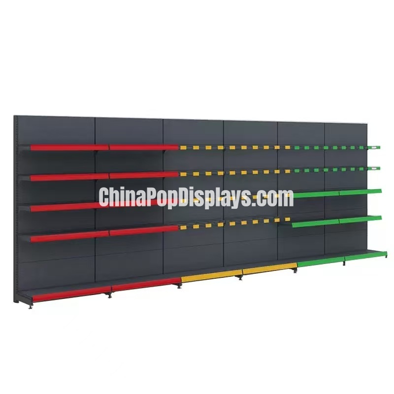 Heavy Duty Metal Display Rack for Retail and Supermarket Use | Custom Floor Standing Rack