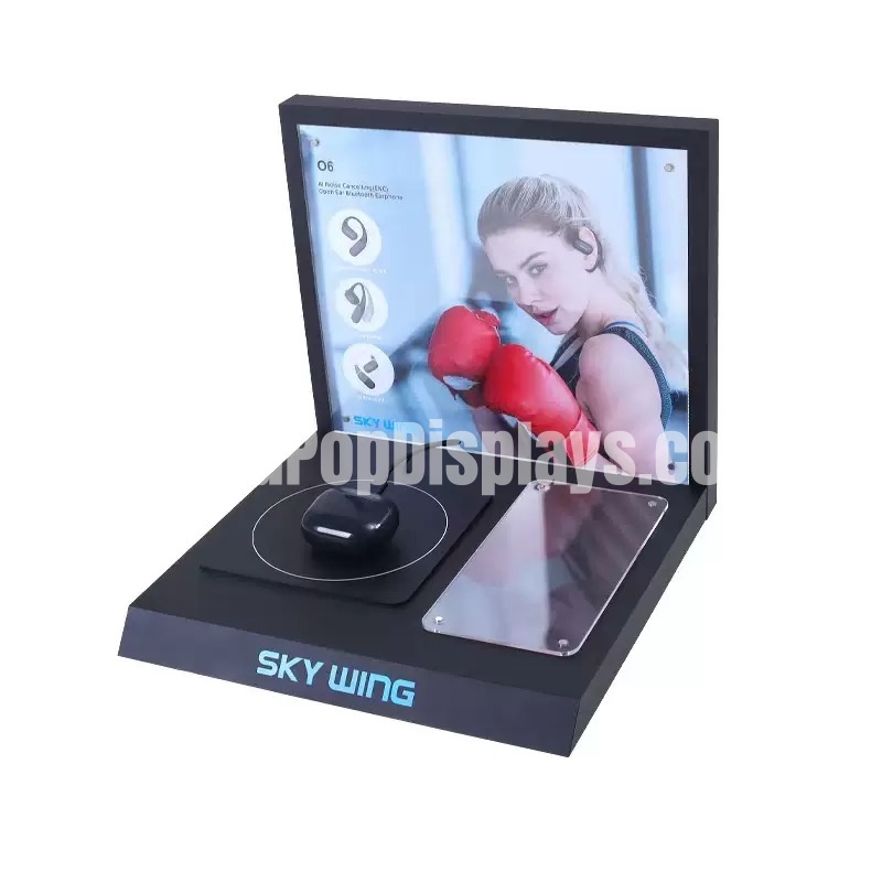 Minimalist Acrylic Display Pedestal - One Tier Luxury Item Showcase Stand for Boutique