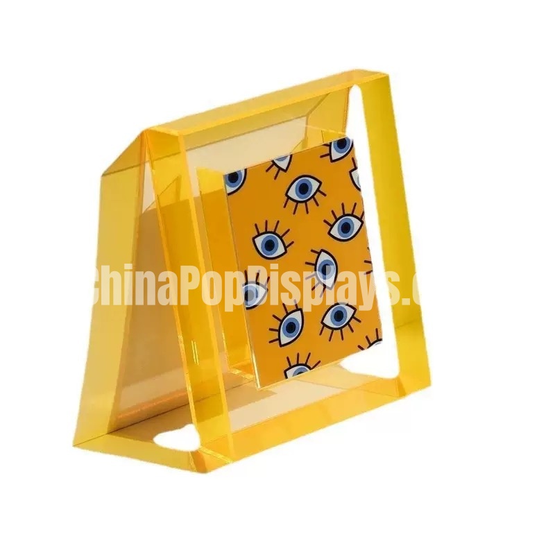 Minimalist Acrylic Mirror for Desktop Decor - Lightweight Tabletop Vanity Mirror & Home Office Frame