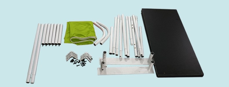 Quick Install Aluminum Tube & MDF Display Stand | Custom Size & Acrylic Options for Retail Displays