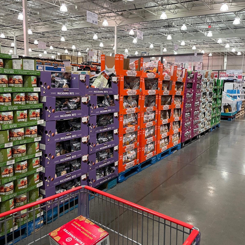 Quick Assembly Floor PDQ Dump Bin for Supermarkets