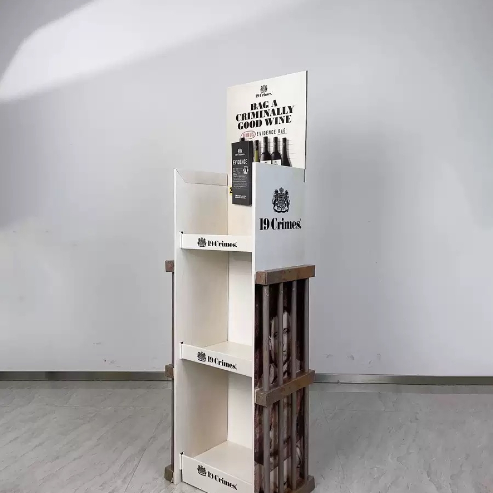 Custom Logo Printed POP Display Stand OEM Service