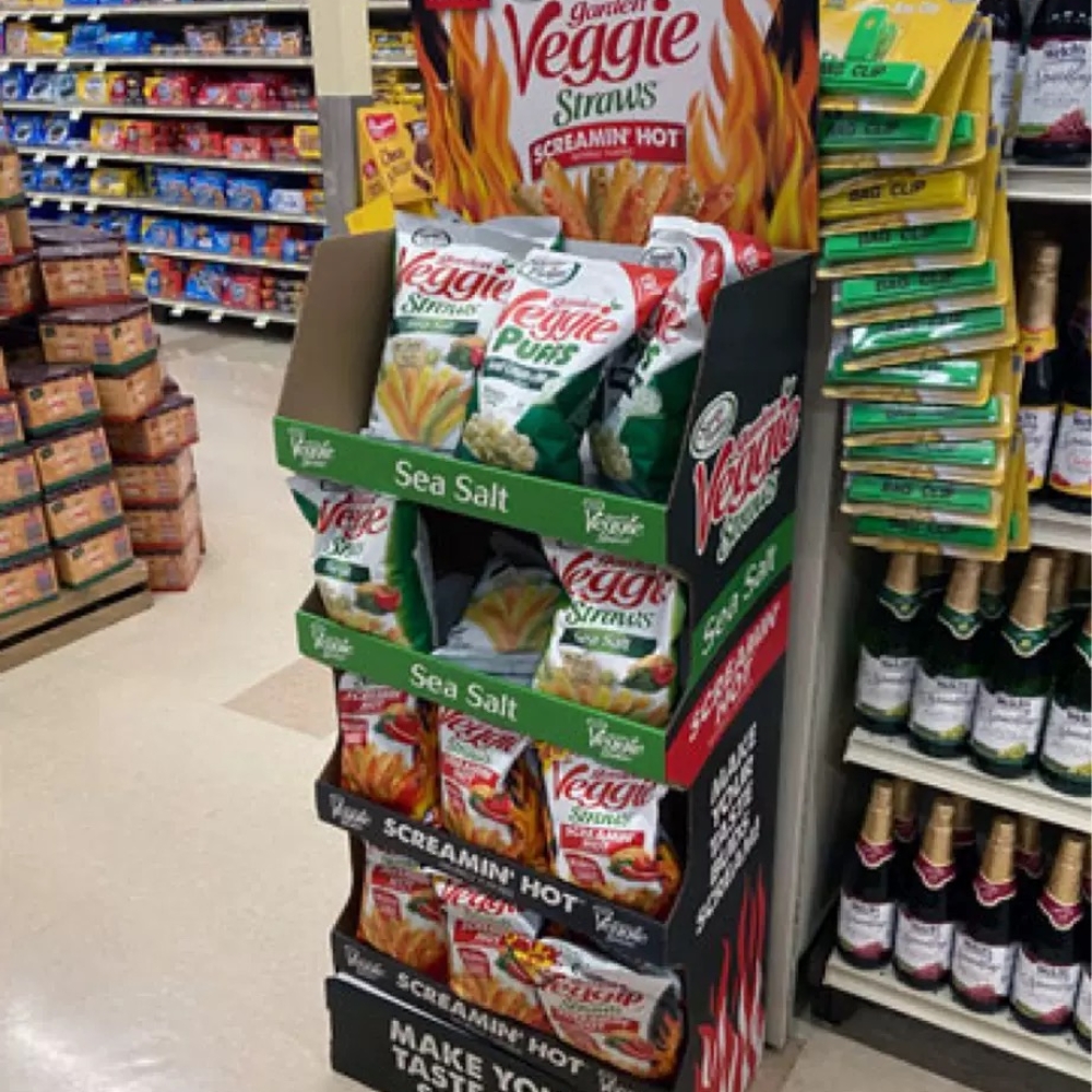 FSC Certified Recyclable Floor Stand for Retail Stores