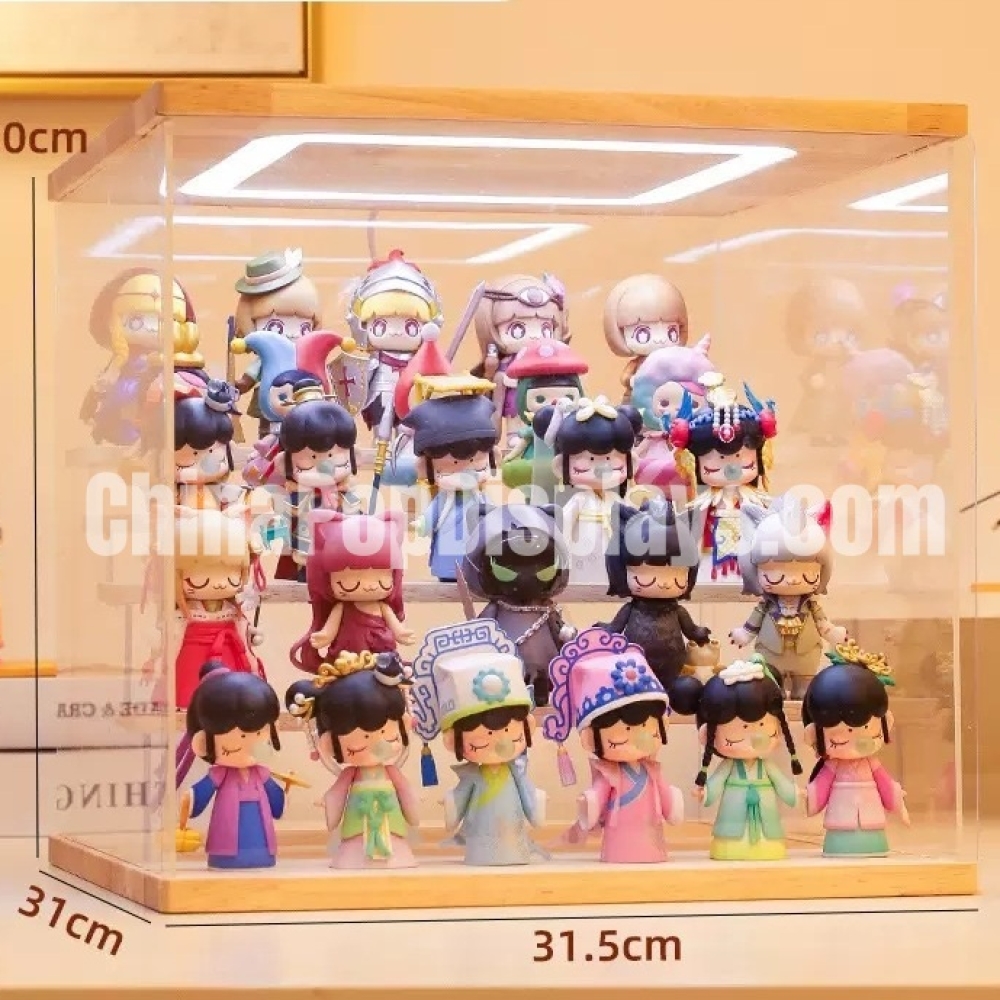 Premium High-Clarity LED Lit Acrylic Display Case for Funko Pops