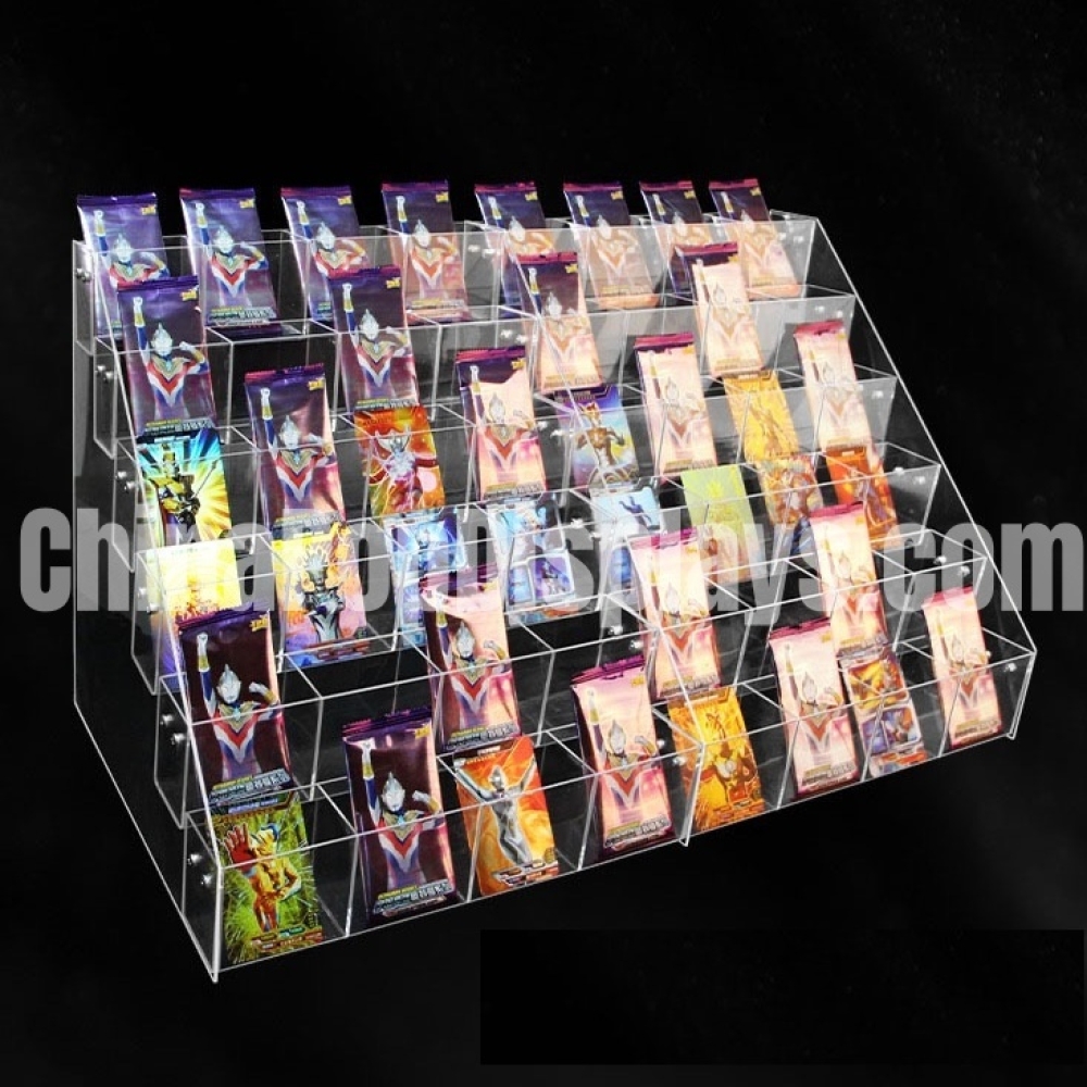 Compact Acrylic Display Stand - Perfect Small Display Stand for Cards & Collectibles