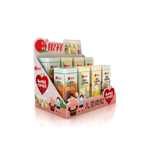 Foldable Custom Logo Cardboard Countertop Displays