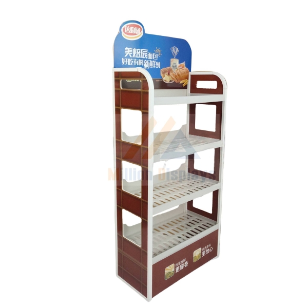 Nestable Plastic Steel Rack - Space Saving Wholesale Display Shelf
