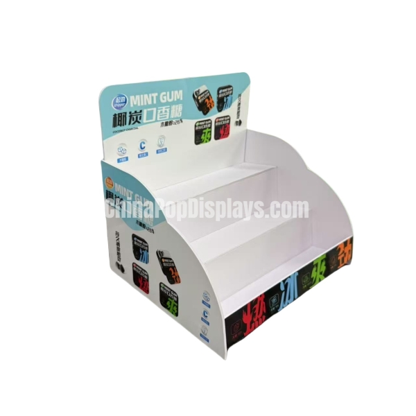 Custom Logo Multi-tier PVC Stand - Brand Promotion Display with Tiered Organizer