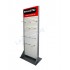 Metal hanging showcase for store / exhibition leather belt display stand