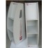 MDF Wood Magazine Stand with Separate Shelves