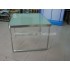 Pop stainless steel display table rack with glass