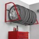 Wall mounting truck tire rack display rack